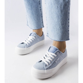 Blue sneakers Lee Cooper LCW-22-31-0891L 1