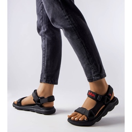 Lee Cooper LCW-23-34-1695L black sandals 1 Lee Cooper LCW-23-34-1695L black sandals 1