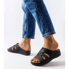 Black light wedge sandals from Oliwia 1