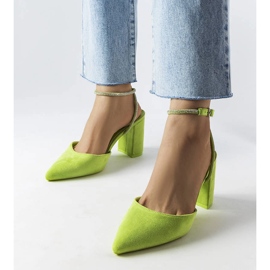 Green heel pumps from Stella 1