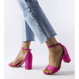 Pink low heel sandals from Lourna 1 Pink low heel sandals from Lourna 1