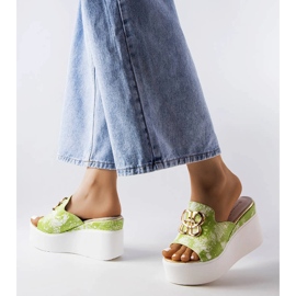 Havanna green wedge sliders 1 Havanna green wedge sliders 1