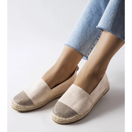 Beige espadrille loafers from Magali 1