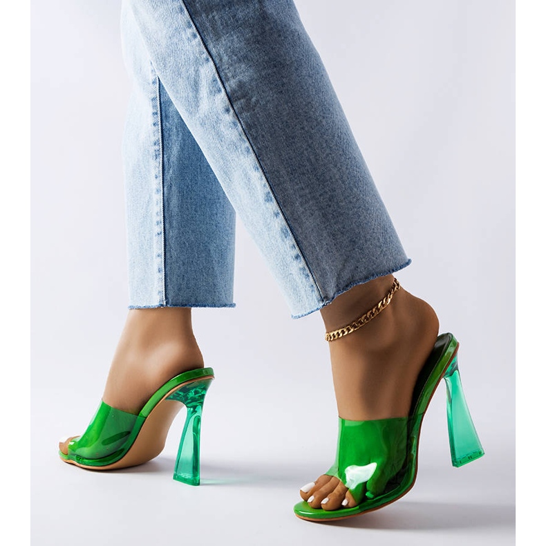 Green transparent sliders from Clichy 2