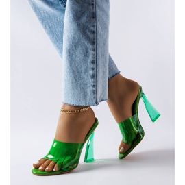 Green transparent sliders from Clichy 1