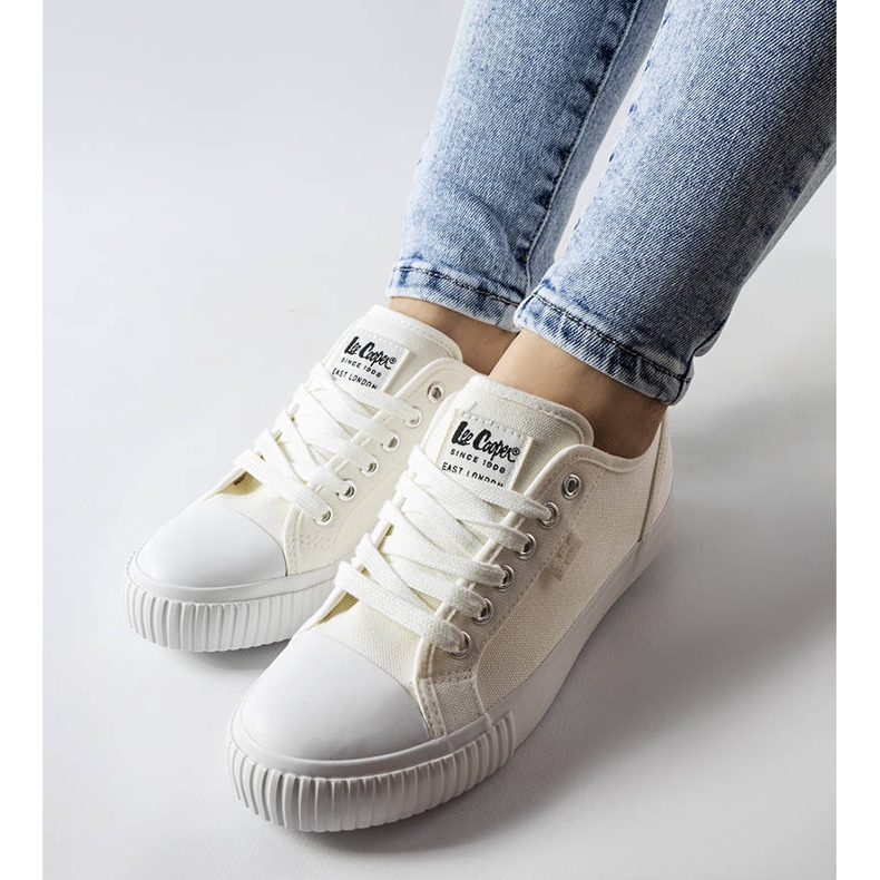 Lee Cooper LCW-22-31-0845L white sneakers 1 Lee Cooper LCW-22-31-0845L white sneakers 1