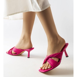 Inna Pink heeled sandals from Seiler 2