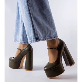 Colle green high heel pumps 1