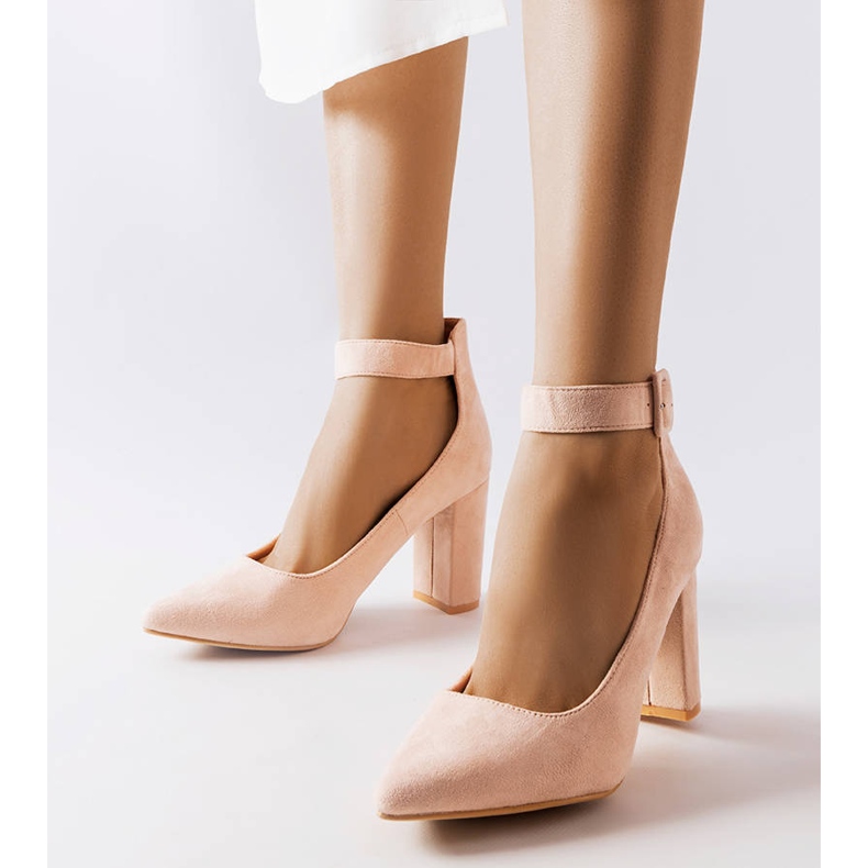 Inna Beige heel pumps from Achen 1