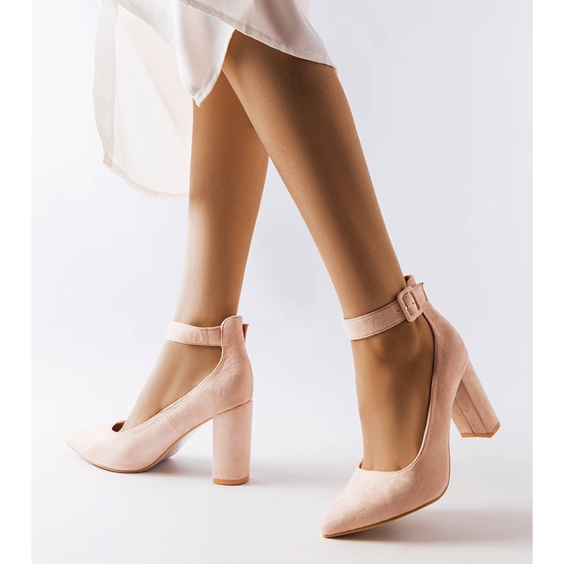 Inna Beige heel pumps from Achen 2