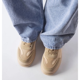 Beige platform sneakers 2 Beige platform sneakers 2