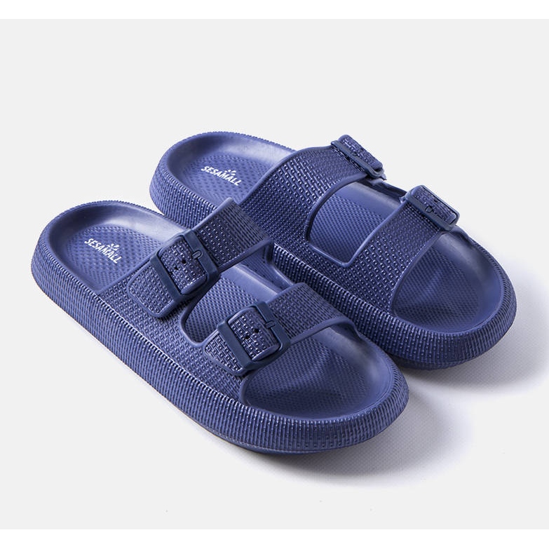 Karersee men's navy blue slippers 1