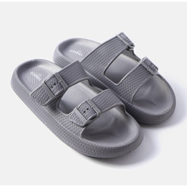 Karersee men's gray slippers grey 1