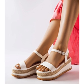 White wedge sandals from Access 1