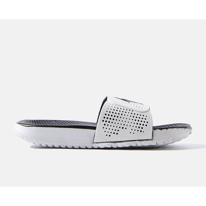 Black and white rubber slippers from Athens 1
