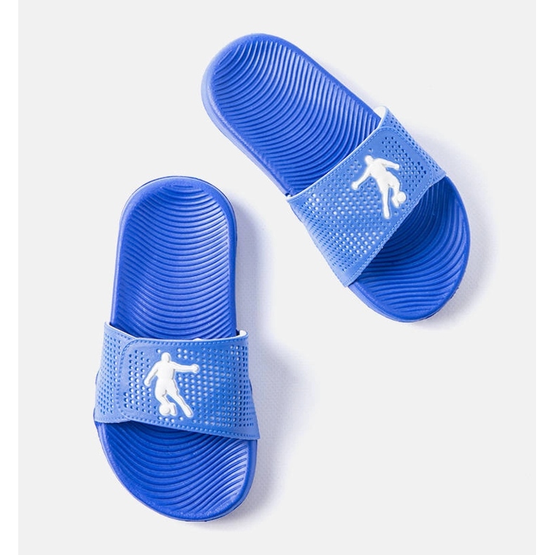 Blue rubber slippers from Athens 1