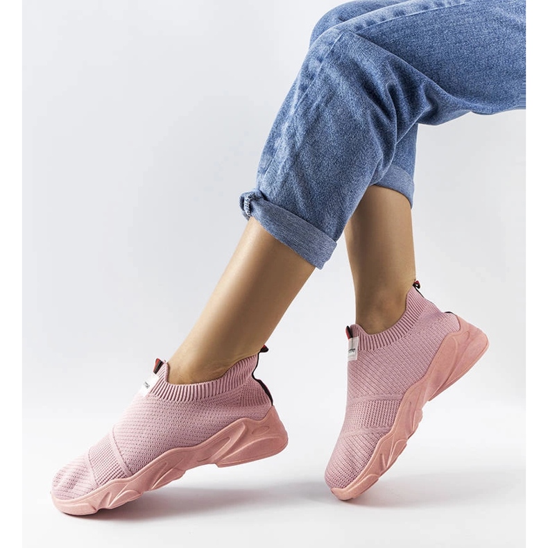 Pink slip-on sneakers from Greco 1 Pink slip-on sneakers from Greco 1