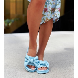 Blue sliders with a bow from Servigliano 1