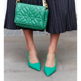 Green heeled pumps from Quirico 2