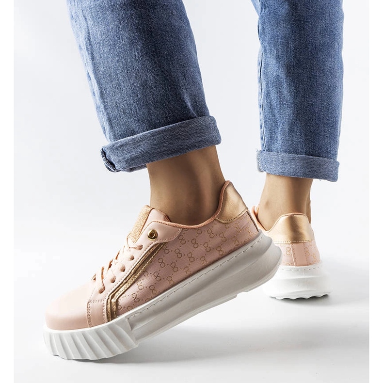 Pink platform sneakers from Giuseppe 1 Pink platform sneakers from Giuseppe 1