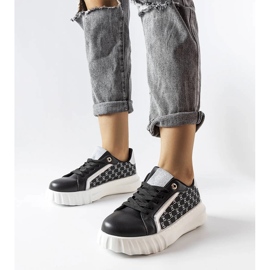 Black platform sneakers from Giuseppe 1