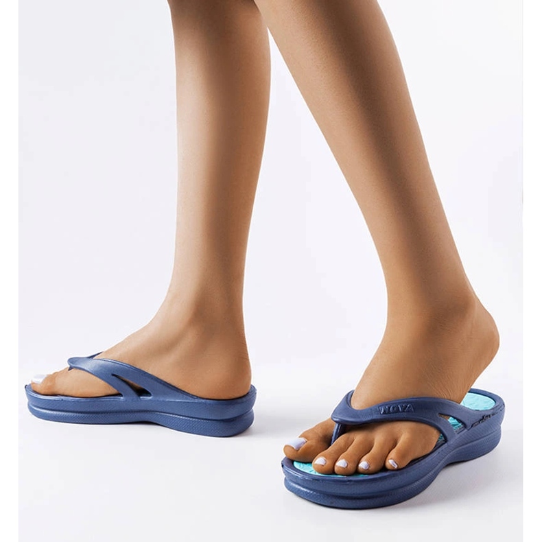 Isla navy light flip-flops blue 2