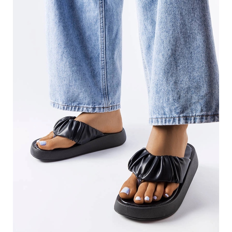 Black flops with a gather 1