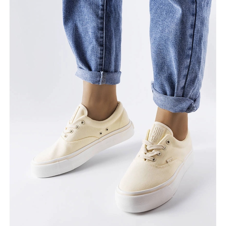 Yellow platform sneakers from Big Star LL274144 1 Yellow platform sneakers from Big Star LL274144 1