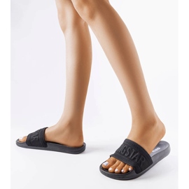Big Star black slippers LL274A158 2