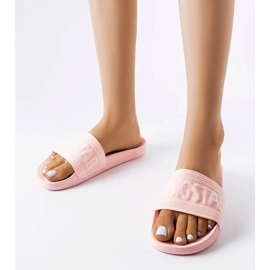 Pink Big Star slippers LL274A157 1