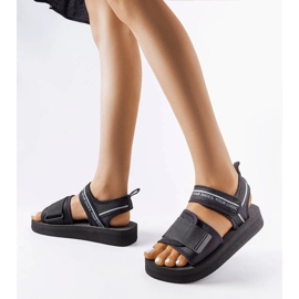 Big Star black foam sandals LL274784 1 Big Star black foam sandals LL274784 1