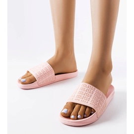 Pink Big Star slippers LL274A151 1