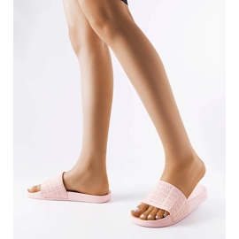 Pink Big Star slippers LL274A151 2