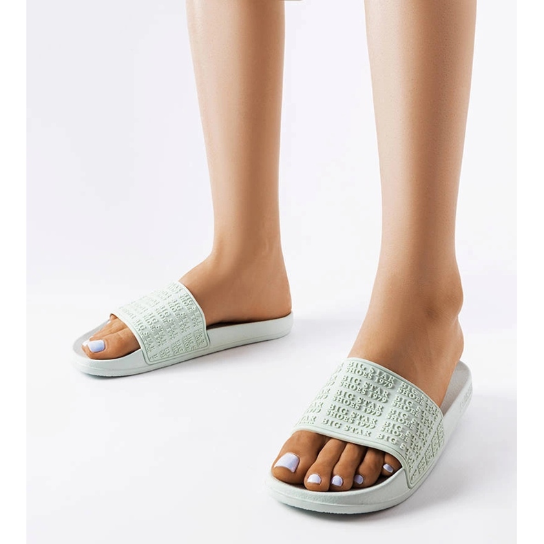 Green slippers from Big Star LL274A150 1