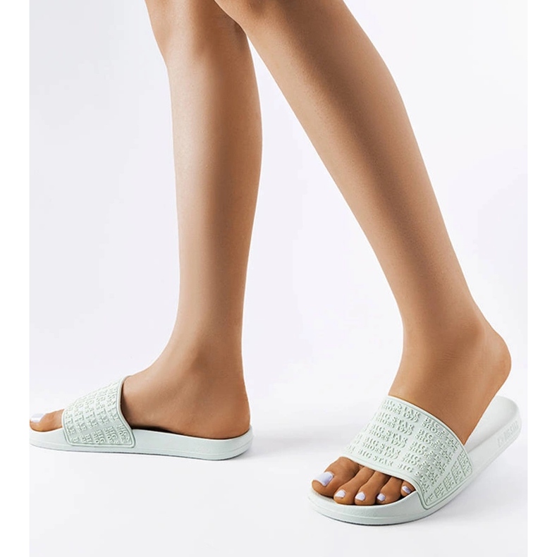 Green slippers from Big Star LL274A150 2