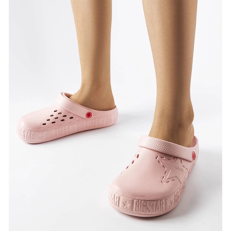Big Star II275008 pink slippers 1 Big Star II275008 pink slippers 1