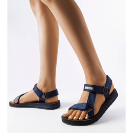 Navy blue sport sandals Big Star DD274A283 1