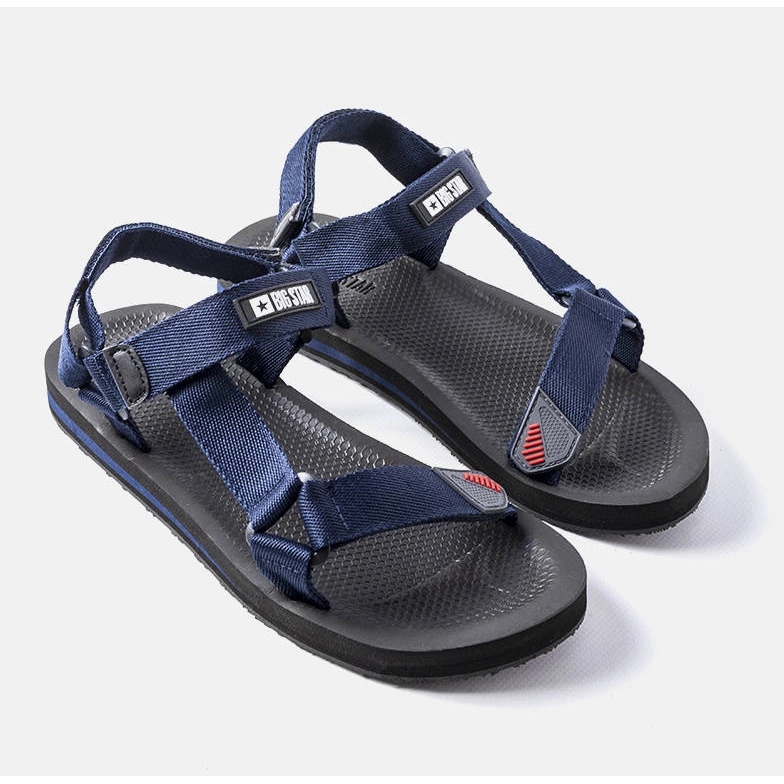 Navy blue sports sandals Big Star DD174718 1 Navy blue sports sandals Big Star DD174718 1