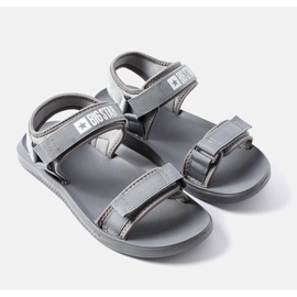 Gray sport sandals Big Star HH174843 grey 1 Gray sport sandals Big Star HH174843 grey 1