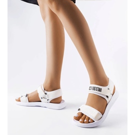 Big Star HH274A026 white sports sandals 1