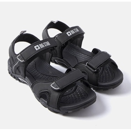 Black sports sandals Big Star HH174327 1 Black sports sandals Big Star HH174327 1