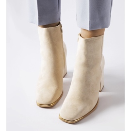 Beige ankle boots from Cheney 1