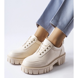 Beige elegant classic Severino shoes 1