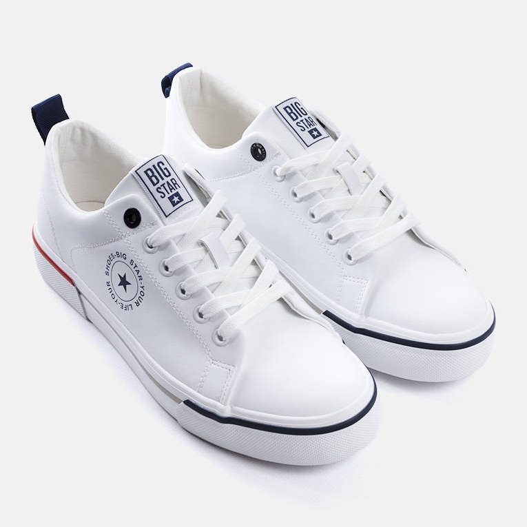 Big Star LL174209 white sneakers 1 Big Star LL174209 white sneakers 1