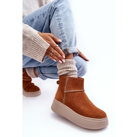 Women's Suede Snow Boots Maciejka 06257-29 Brown 2 Women's Suede Snow Boots Maciejka 06257-29 Brown 2