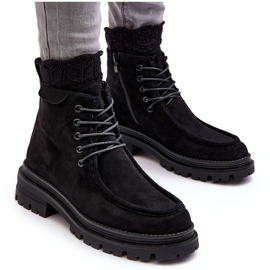 Women's Ankle Boots with Zipper, Black Apolosi 7