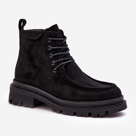 Women's Ankle Boots with Zipper, Black Apolosi 1