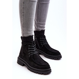 Women's Ankle Boots with Zipper, Black Apolosi 5