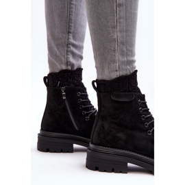 Women's Ankle Boots with Zipper, Black Apolosi 4