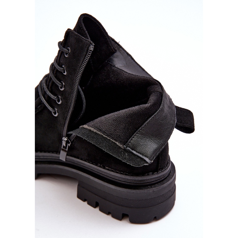 Women's Ankle Boots with Zipper, Black Apolosi 2